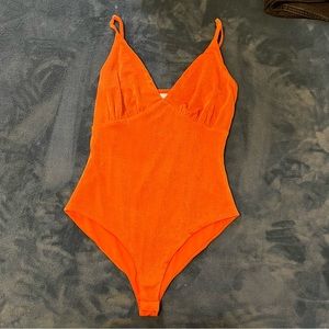 Princess Polly Orange Bodysuit